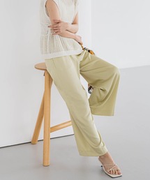 Droite lautreamont | ハンマーサテンパンツ≪洗濯機で洗える≫(その他パンツ)