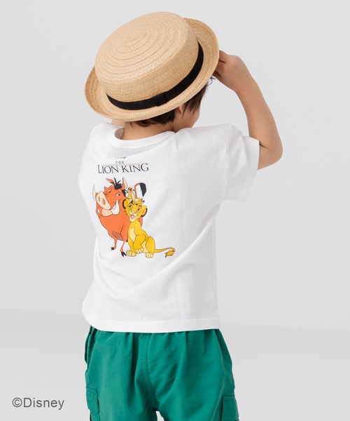 boohoo MAN★オーバーサイズ 半袖 ライオン・キング Tシャツ デザインコットンTシャツ - ライトブラウン／ライオン・キング