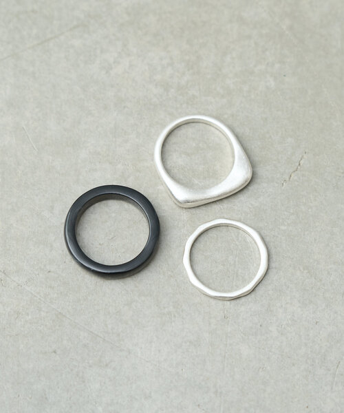 BIRTHDAY BAR（バースデイバー）の「3pcsカラーリングセット（リング・レディース・ベージュ/ミント/ブラック・0）」の5枚目の写真