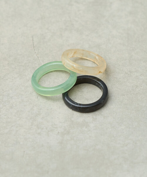 BIRTHDAY BAR（バースデイバー）の「3pcsカラーリングセット（リング・レディース・ベージュ/ミント/ブラック・0）」の7枚目の写真