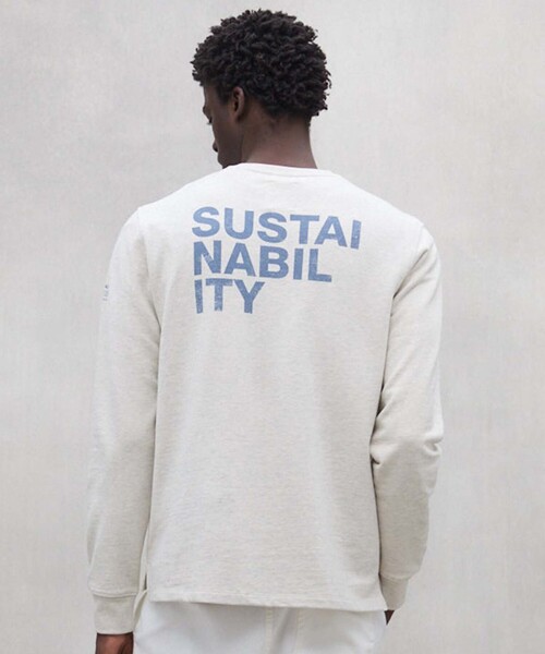ECOALF(エコアルフ)の「SUSTANO スウェット / SUSTANOALF SWEATSHIRT MAN(スウェット・メンズ・ベージュ・S/M/L)」の1枚目の写真