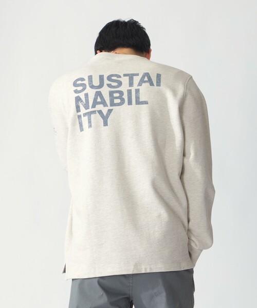 ECOALF(エコアルフ)の「SUSTANO スウェット / SUSTANOALF SWEATSHIRT MAN(スウェット・メンズ・ベージュ・S/M/L)」の3枚目の写真