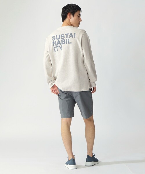 ECOALF(エコアルフ)の「SUSTANO スウェット / SUSTANOALF SWEATSHIRT MAN(スウェット・メンズ・ベージュ・S/M/L)」の4枚目の写真