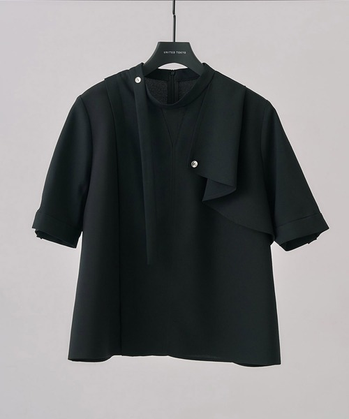 セール】【完売間近！】ACETATEボウタイブラウス｜オフィスカジュアル