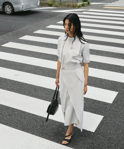 セール】【完売間近！】ACETATEボウタイブラウス｜オフィスカジュアル