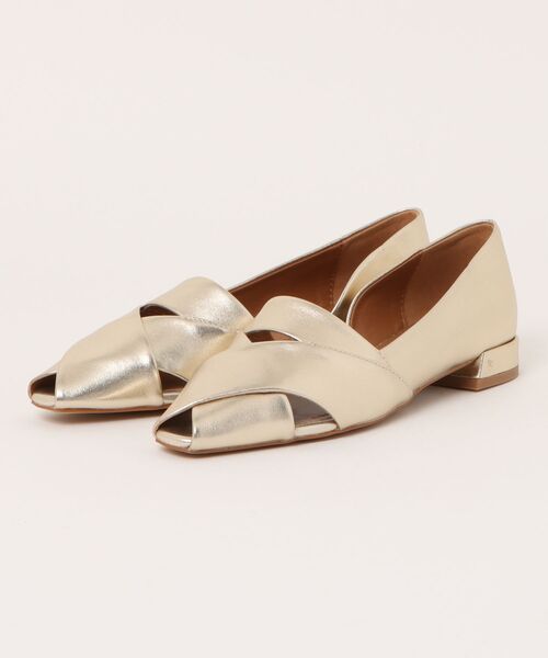 Scrap Book（スクラップブック）の「【Scrap Book】オープントゥパンプス（パンプス・レディース・ゴールド/ベージュ・38/37/36）」の5枚目の写真