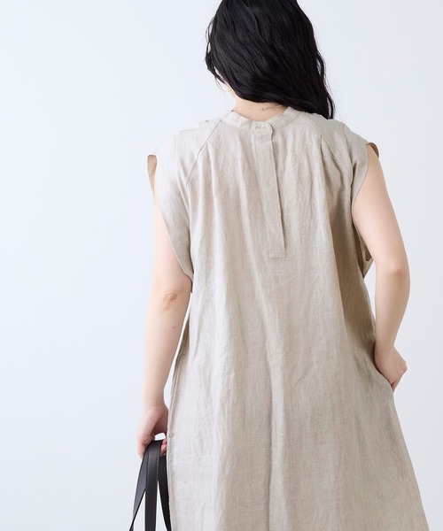 TICCA(ティッカ)の「【TICCA】リネン2WAYフレンチワンピース(ワンピース・レディース・カーキオリーブ/サンドベージュ・FREE)」の16枚目の写真