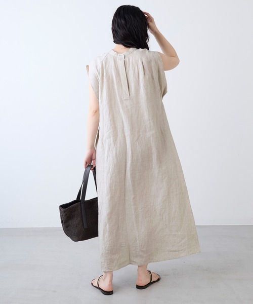TICCA(ティッカ)の「【TICCA】リネン2WAYフレンチワンピース(ワンピース・レディース・カーキオリーブ/サンドベージュ・FREE)」の17枚目の写真