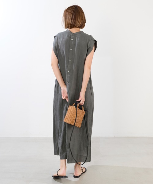 TICCA(ティッカ)の「【TICCA】リネン2WAYフレンチワンピース(ワンピース・レディース・カーキオリーブ/サンドベージュ・FREE)」の20枚目の写真