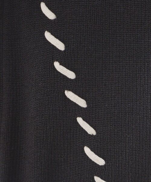 tk.TAKEO KIKUCHI（ティーケータケオキクチ）の「クロップドVネックニットベスト（ベスト・メンズ・ブラック/ライトグレー・02/03）」の16枚目の写真
