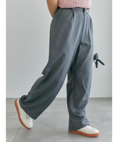 ehka sopo（エヘカソポ）の「カーブスラックス（スラックス・レディース・ブラック/グレー/ベージュ・F）」の16枚目の写真