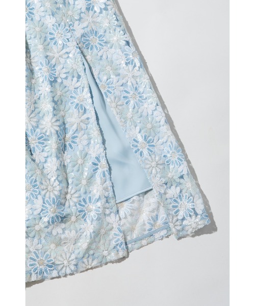 WCJ（ダブルシージェイ）の「レーススカート（スカート・レディース・ブルー/アイボリー・FREE）」の6枚目の写真