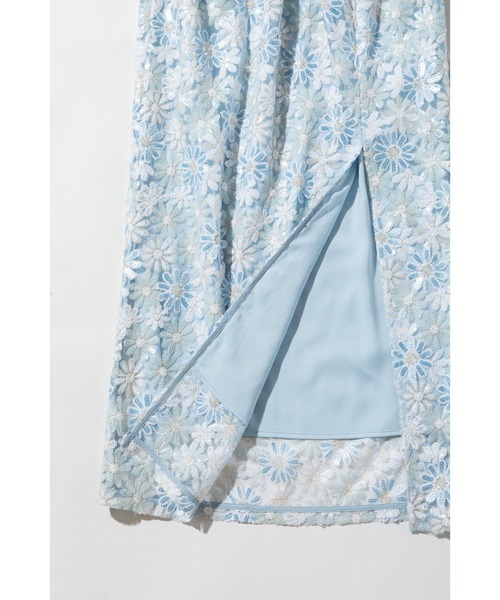 WCJ（ダブルシージェイ）の「レーススカート（スカート・レディース・ブルー/アイボリー・FREE）」の7枚目の写真