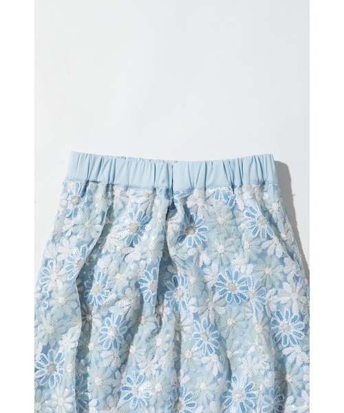 WCJ（ダブルシージェイ）の「レーススカート（スカート・レディース・ブルー/アイボリー・FREE）」の12枚目の写真