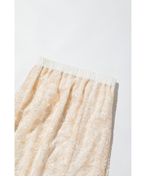 WCJ（ダブルシージェイ）の「レーススカート（スカート・レディース・ブルー/アイボリー・FREE）」の16枚目の写真