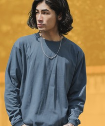 CROSS&STITCH/クロスアンドステッチ オープンエンド マックスウェイトロングスリーブTシャツ 長袖 ユニセックス(リブ有り) ロンT カットソー 秋 秋服 2026年秋冬