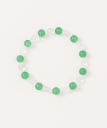 con affetto(original)（コン アフェット）の「アベンチュリン×水晶ブレスレット（ブレスレット）」