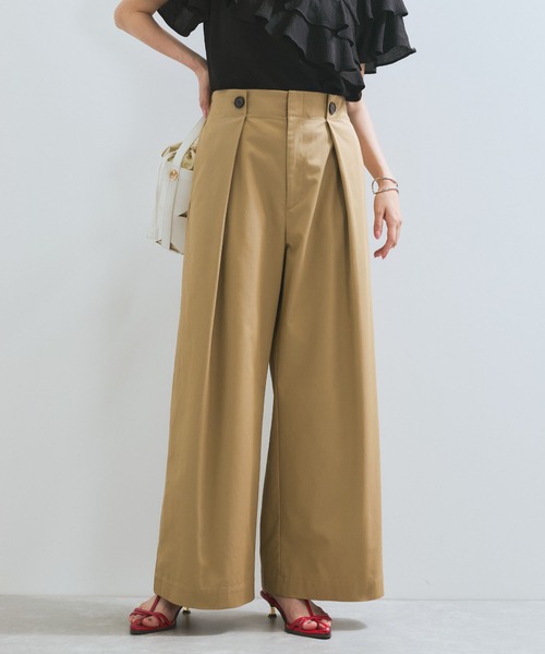 VIS(ビス)の「【洗える】マリンデザインバギーパンツ(その他パンツ・レディース・オフホワイト/ベージュ系その他・S/M)」の2枚目の写真