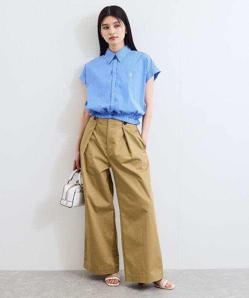 VIS(ビス)の「【洗える】マリンデザインバギーパンツ(その他パンツ・レディース・オフホワイト/ベージュ系その他・S/M)」の3枚目の写真