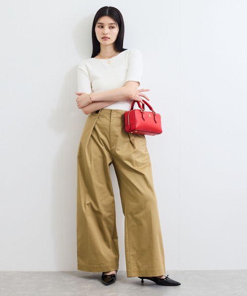 VIS(ビス)の「【洗える】マリンデザインバギーパンツ(その他パンツ・レディース・オフホワイト/ベージュ系その他・S/M)」の4枚目の写真