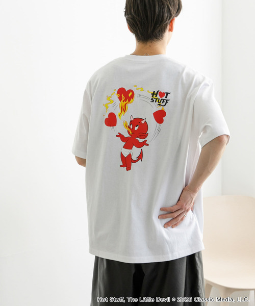 セール】『別注』HOT STUFF×SENSE OF PLACE プリントTシャツ A