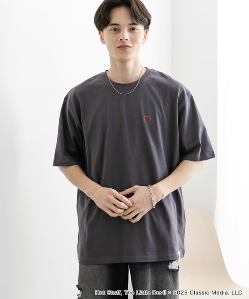 SENSE OF PLACE by URBAN RESEARCH(センスオブプレイスバイアーバンリサーチ)の「『別注』HOT STUFF×SENSE OF PLACE プリントTシャツ A(Tシャツ/カットソー・メンズ・イエロー/ホワイト/チャコールグレー・MEDIUM/LARGE)」の18枚目の写真
