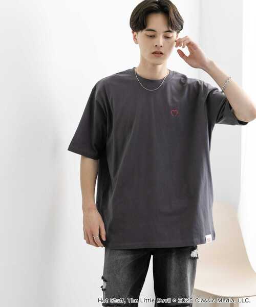 SENSE OF PLACE by URBAN RESEARCH(センスオブプレイスバイアーバンリサーチ)の「『別注』HOT STUFF×SENSE OF PLACE プリントTシャツ A(Tシャツ/カットソー・メンズ・イエロー/ホワイト/チャコールグレー・MEDIUM/LARGE)」の19枚目の写真