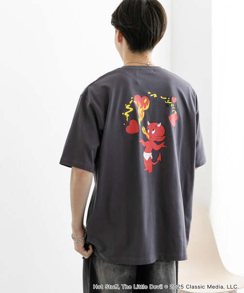 SENSE OF PLACE by URBAN RESEARCH(センスオブプレイスバイアーバンリサーチ)の「『別注』HOT STUFF×SENSE OF PLACE プリントTシャツ A(Tシャツ/カットソー・メンズ・イエロー/ホワイト/チャコールグレー・MEDIUM/LARGE)」の20枚目の写真