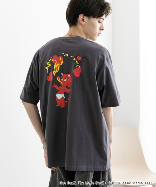 SENSE OF PLACE by URBAN RESEARCH(センスオブプレイスバイアーバンリサーチ)の「『別注』HOT STUFF×SENSE OF PLACE プリントTシャツ A(Tシャツ/カットソー・メンズ・イエロー/ホワイト/チャコールグレー・MEDIUM/LARGE)」の21枚目の写真