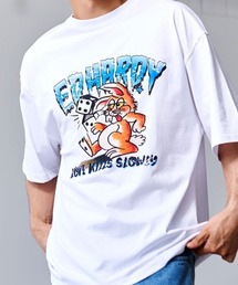 Ed Hardy（エドハーディー）の「『ED HARDY/エドハーディー』クルーネック ラビット半袖Tシャツ（Tシャツ/カットソー・メンズ）」