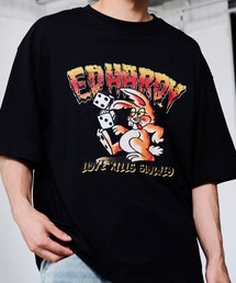 『ED HARDY/エドハーディー』クルーネック ラビット半袖Tシャツ