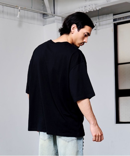 Ed Hardy(エドハーディー)の「『ED HARDY/エドハーディー』クルーネック ラビット半袖Tシャツ(Tシャツ/カットソー・メンズ・ブラック/ホワイト・L/M)」の13枚目の写真