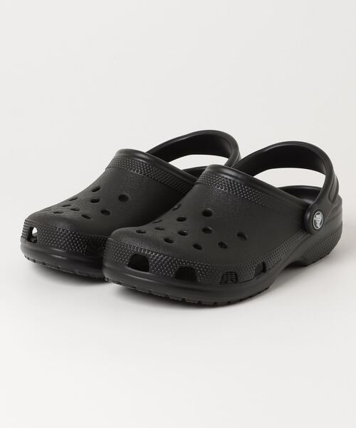 crocs(クロックス)の「crocs/クロックス CLASSIC/クラシック(サンダル・レディース・ライトベージュ/ブラック・22cm/28cm/27cm/26cm/25cm/24cm/23cm)」の2枚目の写真