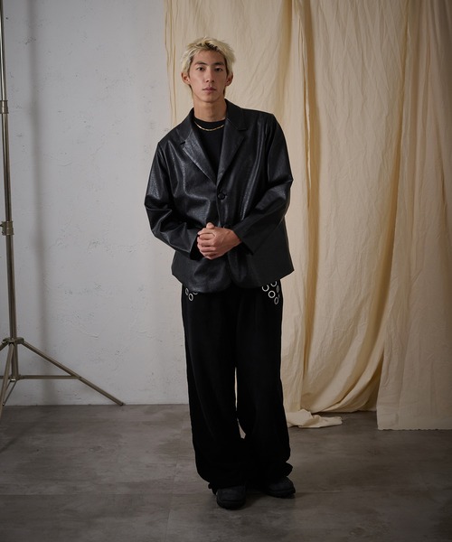FTW（エフティダブリュー）の「EYELET LOOSE SWEAT PANTS（スウェットパンツ・レディース・グレー/ライトブルー/チャコール/グリーン/ブラック・MEDIUM/SMALL/LARGE）」の9枚目の写真