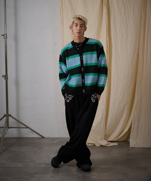 FTW（エフティダブリュー）の「EYELET LOOSE SWEAT PANTS（スウェットパンツ・レディース・グレー/ライトブルー/チャコール/グリーン/ブラック・MEDIUM/SMALL/LARGE）」の12枚目の写真