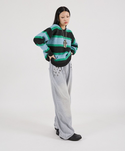 FTW（エフティダブリュー）の「EYELET LOOSE SWEAT PANTS（スウェット