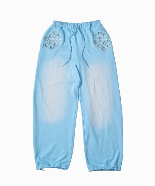 FTW（エフティダブリュー）の「EYELET LOOSE SWEAT PANTS（スウェットパンツ・レディース・グレー/ライトブルー/チャコール/グリーン/ブラック・MEDIUM/SMALL/LARGE）」の18枚目の写真