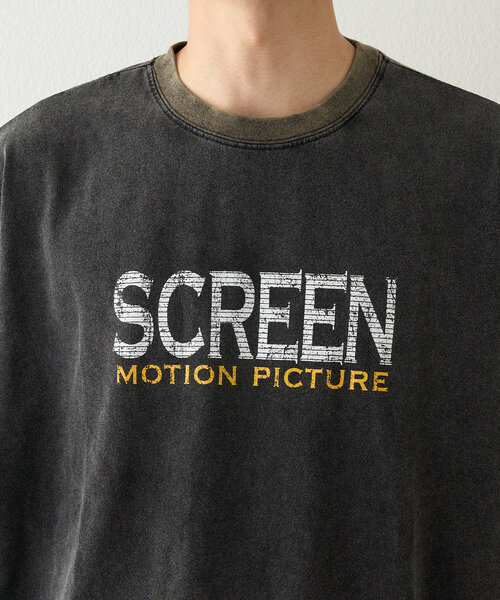 CIAOPANIC TYPY（チャオパニックティピー）の「【ユニセックス】フロストモーションロゴプリント半袖Tee（Tシャツ/カットソー・メンズ・オフホワイト/チャコールグレー/ブラック/ネイビー・LARGE/MEDIUM）」の21枚目の写真