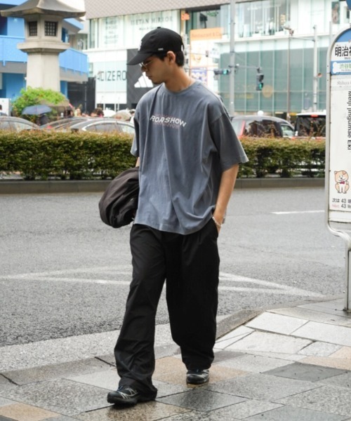 CIAOPANIC TYPY（チャオパニックティピー）の「【ユニセックス】フロストモーションロゴプリント半袖Tee（Tシャツ/カットソー・メンズ・オフホワイト/チャコールグレー/ブラック/ネイビー・LARGE/MEDIUM）」の5枚目の写真