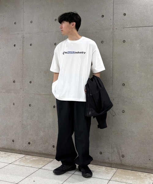 CIAOPANIC TYPY（チャオパニックティピー）の「【ユニセックス】フロストモーションロゴプリント半袖Tee（Tシャツ/カットソー・メンズ・オフホワイト/チャコールグレー/ブラック/ネイビー・LARGE/MEDIUM）」の6枚目の写真