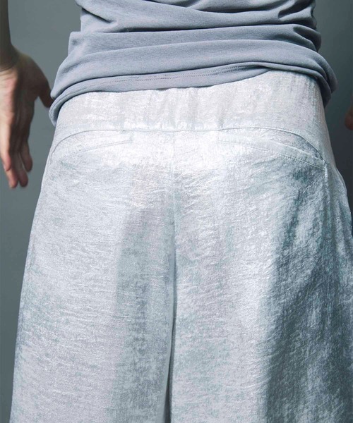 led.tokyo（レッドトウキョウ）の「【led.tokyo】SHINY JOGGER PANTS/シャイニージョガーパンツ（その他パンツ・レディース・ブラック/グレー/ホワイト・2/1）」の12枚目の写真