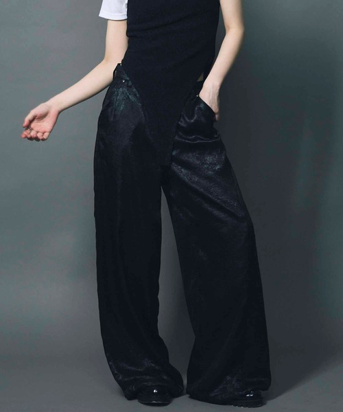 led.tokyo（レッドトウキョウ）の「【led.tokyo】SHINY JOGGER PANTS/シャイニージョガーパンツ（その他パンツ・レディース・ブラック/グレー/ホワイト・2/1）」の13枚目の写真