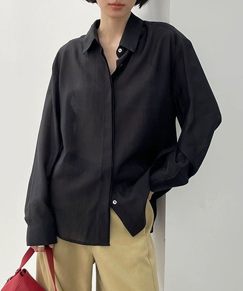 ブラウス シャツ DECADE CLASSIC テンセルシアーシャツ レディース セール】DECADE CLASSIC テンセルシアーシャツ（シャツ/ブラウス