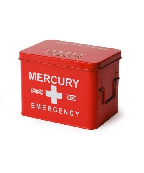 MERCURY（マーキュリー）の「マーキュリー エマージェンシーボックス（収納グッズ・レディース・ブラック/カーキ/ホワイト/レッド・XXXS）」の4枚目の写真