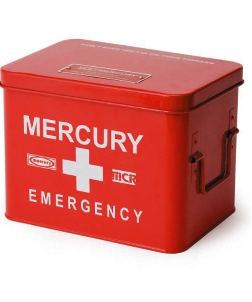 MERCURY（マーキュリー）の「マーキュリー エマージェンシーボックス（収納グッズ・レディース・ブラック/カーキ/ホワイト/レッド・XXXS）」の9枚目の写真