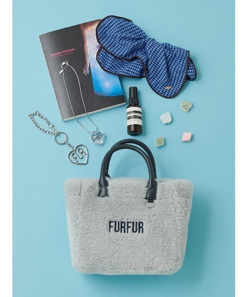 FURFUR（ファーファー）の「【お気に入り登録者9千件突破】【ZOZO限定カラー】エコファートートバッグ（トートバッグ・レディース・チャコールグレー/ブラック/ライトブルー/ピンク/アイボリー・F）」の4枚目の写真