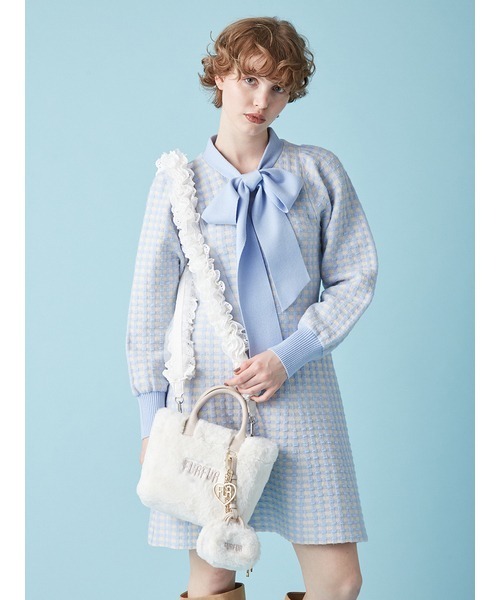 FURFUR（ファーファー）の「【お気に入り登録者9千件突破】【ZOZO限定カラー】エコファートートバッグ（トートバッグ・レディース・チャコールグレー/ブラック/ライトブルー/ピンク/アイボリー・F）」の19枚目の写真