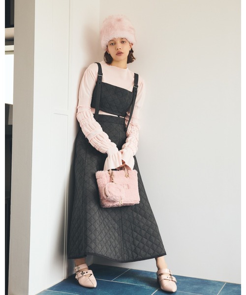 FURFUR（ファーファー）の「【お気に入り登録者9千件突破】【ZOZO限定カラー】エコファートートバッグ（トートバッグ・レディース・チャコールグレー/ブラック/ライトブルー/ピンク/アイボリー・F）」の13枚目の写真