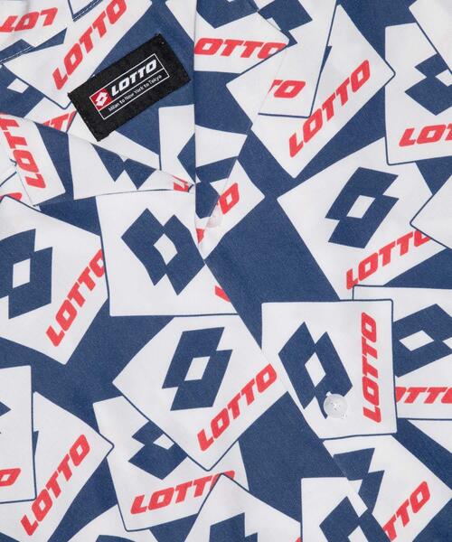 LOTTO(ロット)の「LOTTO LOGO PATTERNED O/C SHIRTS(シャツ/ブラウス・メンズ・ネイビー/レッド・MEDIUM/LARGE/X-LARGE)」の9枚目の写真