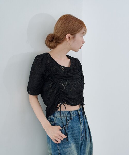 Kastane ポコポコレースフラワートップス 7.27(日)0:00新色発売】ポコポコレースフラワートップス（T